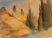Thomas Moran Tower Creek oil painting on canvas
